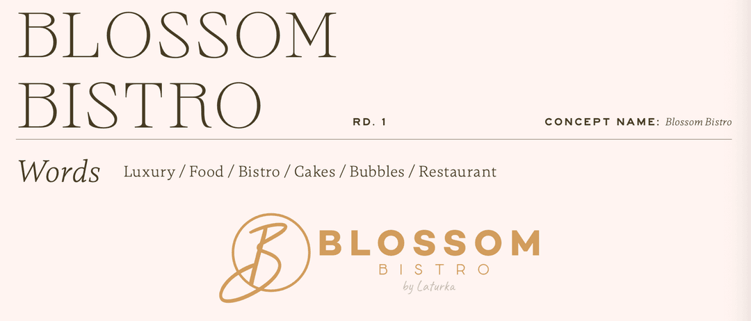 Blossom Bistro Corporate Identity